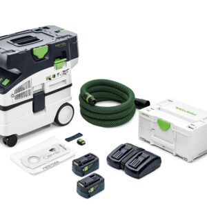 Cordless Mobile Dust Extractor CLEANTEC CTC MIDI I HEPA-Plus Kit