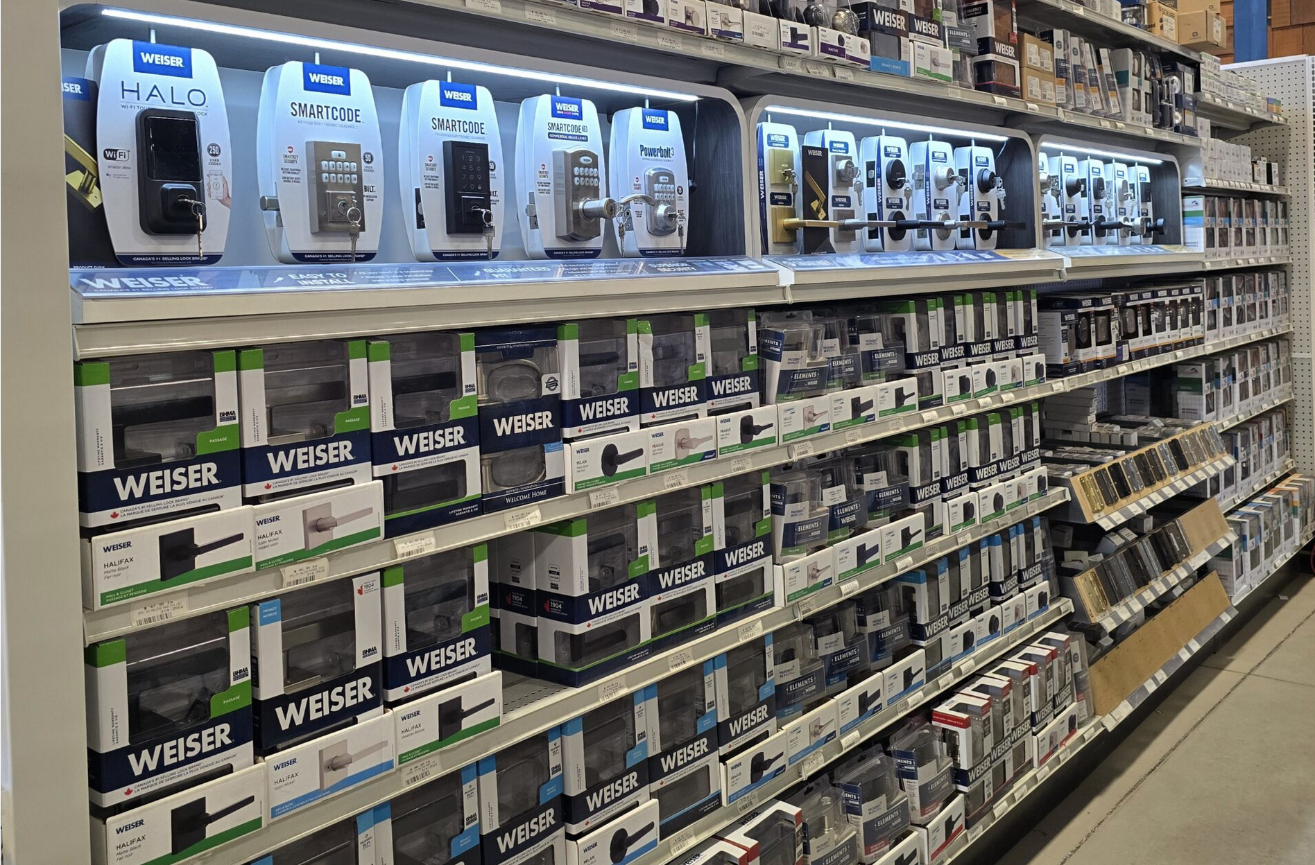 Weiser Locks at Windsor Plywood Airdrie