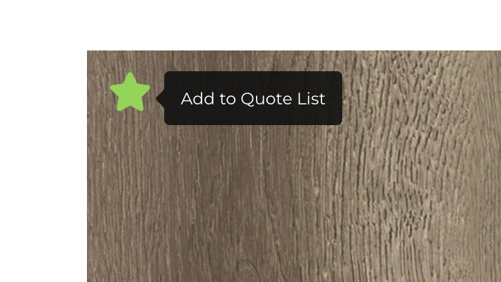 Hit the star to add to your quote.