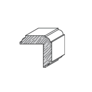 1-1/16" Oak Colonial Outside Corner