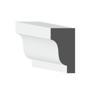 1-3/16" x 2-3/8" MDF Crown Moulding