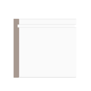 1/2" x 5" MDF Baseboard – Saw Kerf