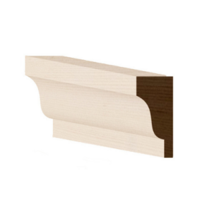 3/4" x 1-1/4" Hemlock Crown Moulding
