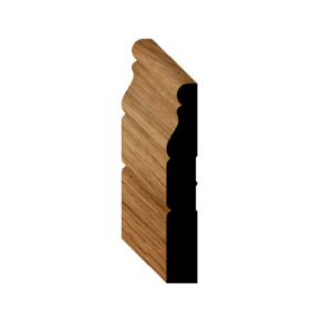 3/8" x 3-1/4" Oak Baseboard