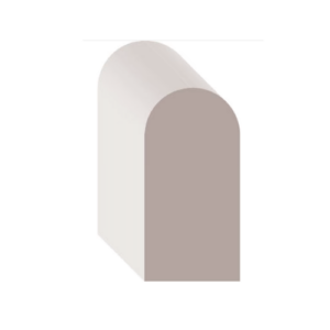 7/16" x 1" Oak Glass Bead