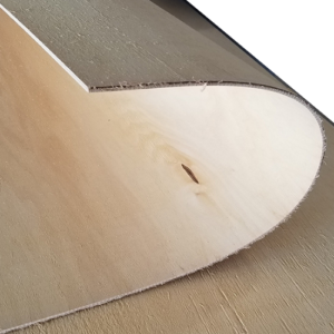 1/4" 4'x8' Bendable Plywood Cross Grain